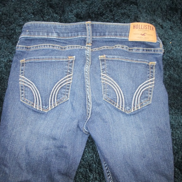 Hollister - Medium Wash Jeans Size 00S W23 X L29 - Picture 5 of 6